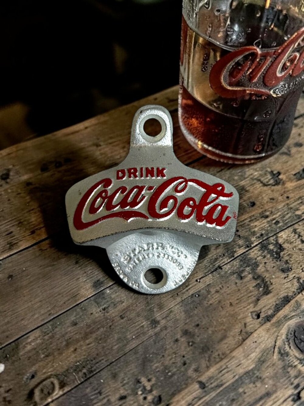 Vintage STARR "X" Wall Mount COCA-COLA Bottle Cap Opener Germany